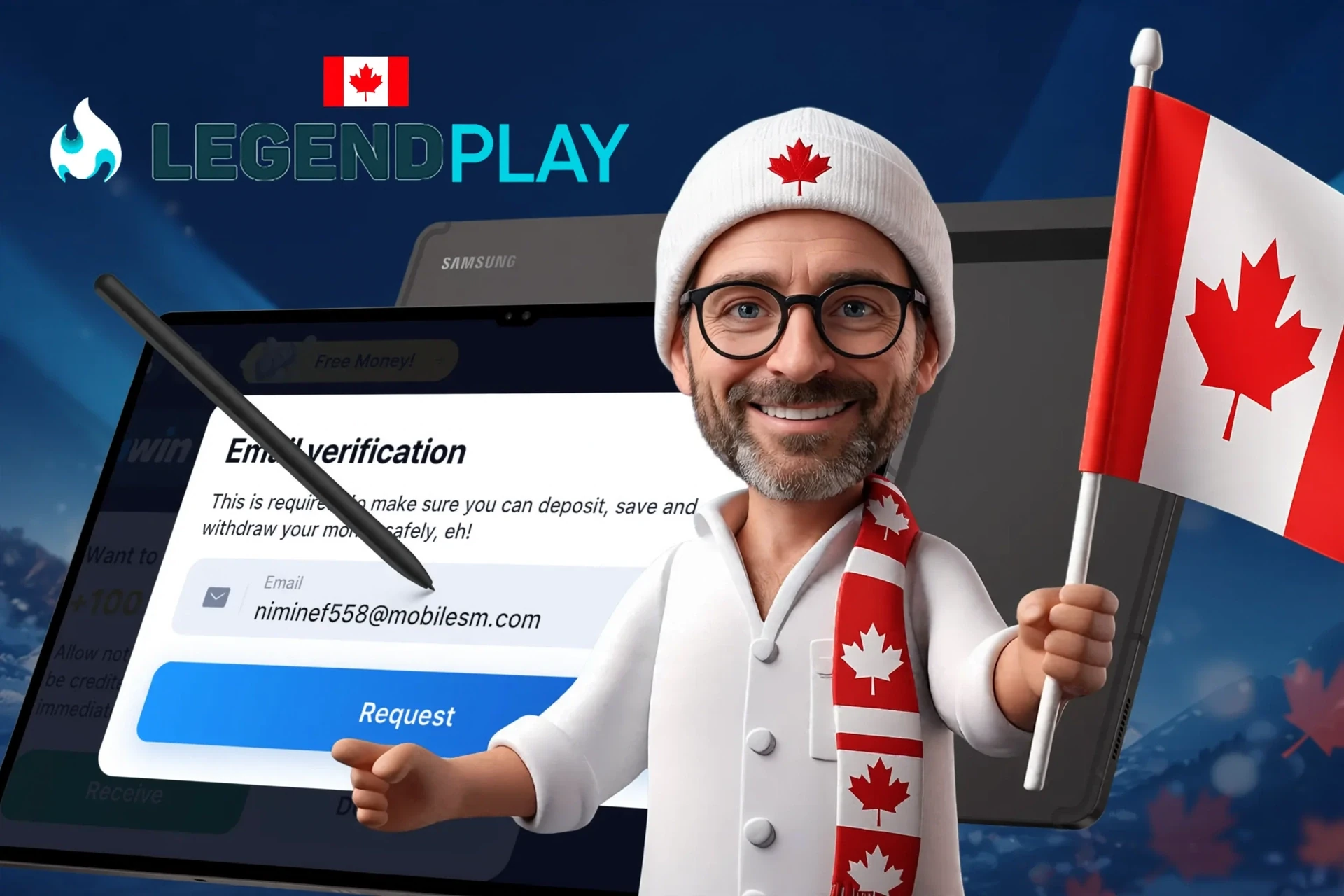 Details of the identity verification procedure on the LegendPlay platform
